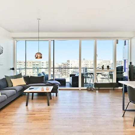 Copenhagen Unique Waterfront Penthouse Kopenhagen
