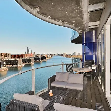 Copenhagen Unique Waterfront Penthouse Appartement Copenhague